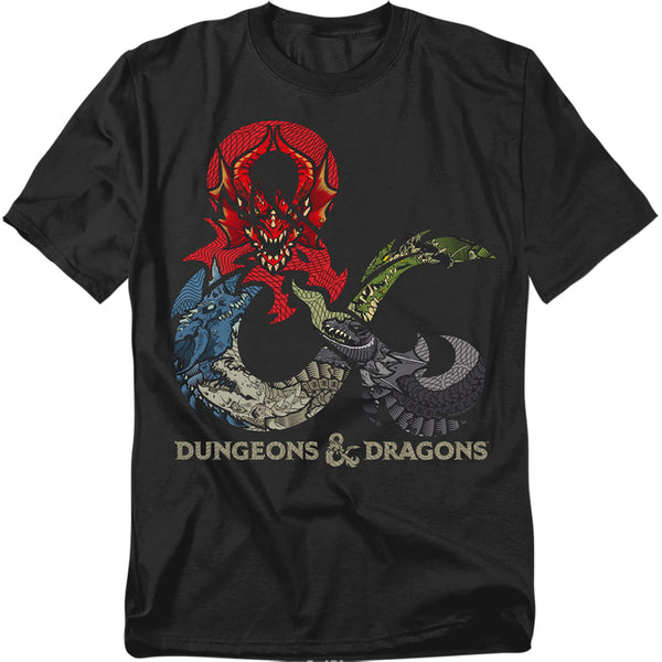 Dungeons And Dragons - Dragons In Dragons Adult Regular Fit Short Sleeve
