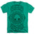 Magic The Gathering - Green Mana Adult Regular Fit Heather Short Sleeve