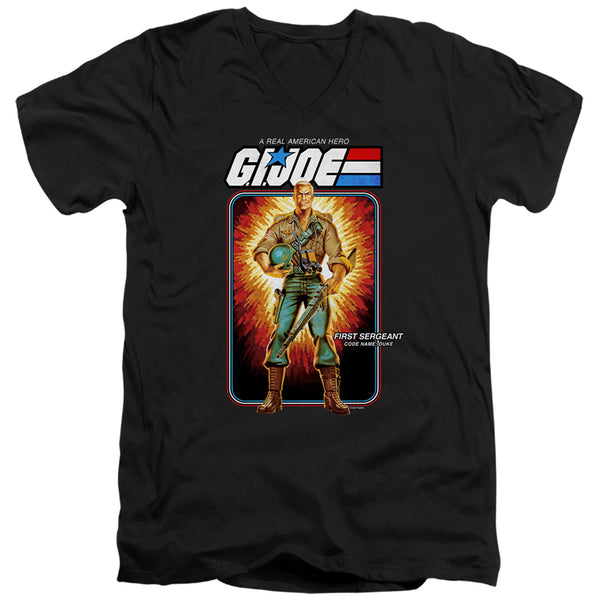 G.I. Joe - Duke Card Adult Slim Fit V Neck Cotton