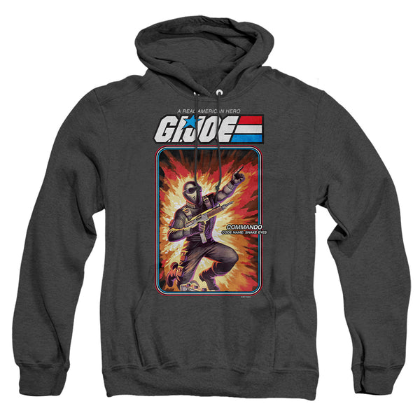 G.I. Joe - Snake Eyes Card Adult Heather Hoodie