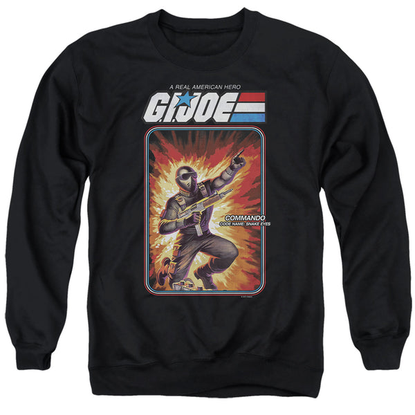 G.I. Joe - Snake Eyes Card Adult Crewneck Sweatshirt