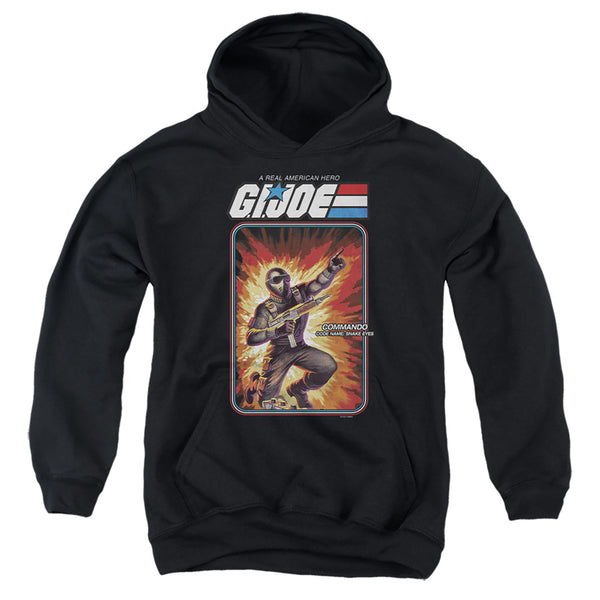 G.I. Joe - Snake Eyes Card Youth Hooded Sweatshirt