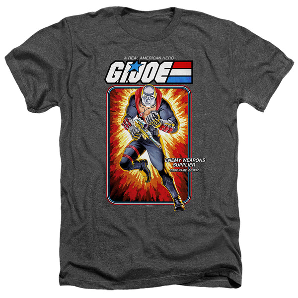 G.I. Joe - Destro Card Adult Regular Fit Heather Short Sleeve