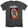G.I. Joe - Cobra Commander Card Adult Regular Fit Heather Short Sleeve