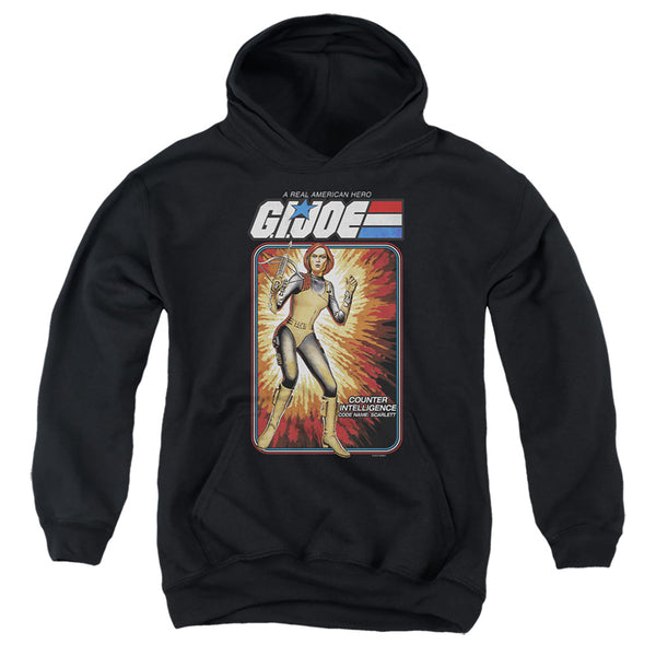 G.I. Joe - Scarlett Card Youth Hooded Sweatshirt