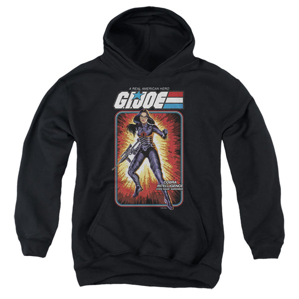 G.I. Joe - Baroness Card Youth Hooded Sweatshirt