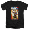 G.I. Joe - Flint Card Adult Slim Fit V Neck Cotton