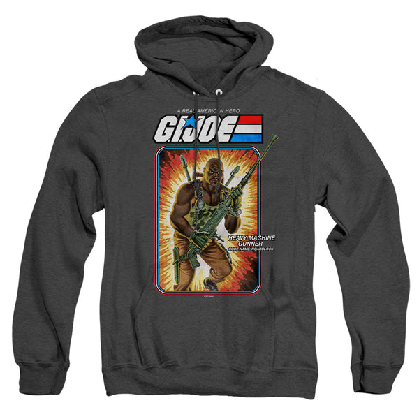 G.I. Joe - Roadblock Card Adult Heather Hoodie