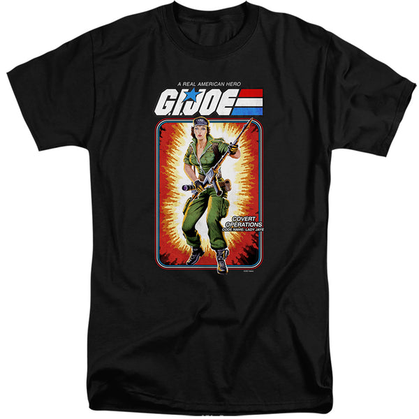 G.I. Joe - Lady Jaye Card Adult Tall Fit Short Sleeve