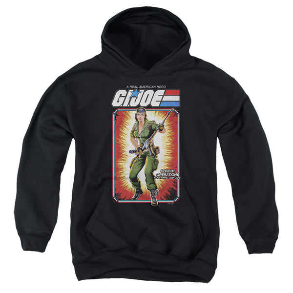 G.I. Joe - Lady Jaye Card Youth Hooded Sweatshirt