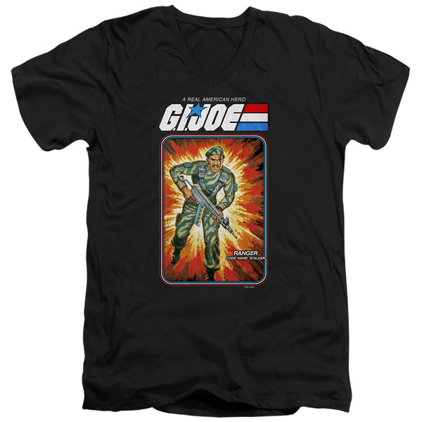 G.I. Joe - Stalker Card Adult Slim Fit V Neck Cotton
