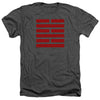 G.I. Joe - Snake Eyes Symbol Adult Regular Fit Heather Short Sleeve