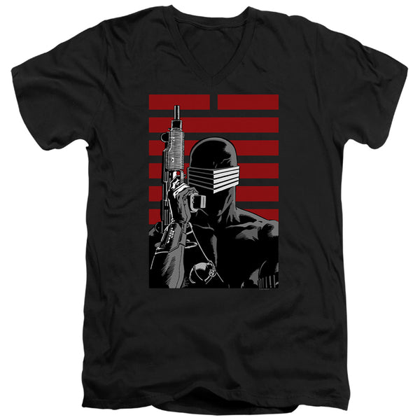 G.I. Joe - Snake Eyes Ninja Adult Slim Fit V Neck Cotton