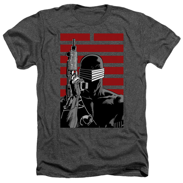 G.I. Joe - Snake Eyes Ninja Adult Regular Fit Heather Short Sleeve