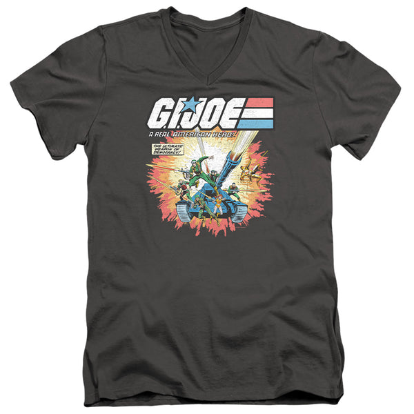G.I. Joe - Real American Hero Adult Slim Fit V Neck Cotton