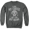 Magic The Gathering - The Black Mana Adult Crewneck Sweatshirt