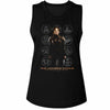 Hunger Games Katniss With Districts-Ladies Muscle Tank