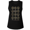 Hunger Games District Badges-Ladies Muscle Tank