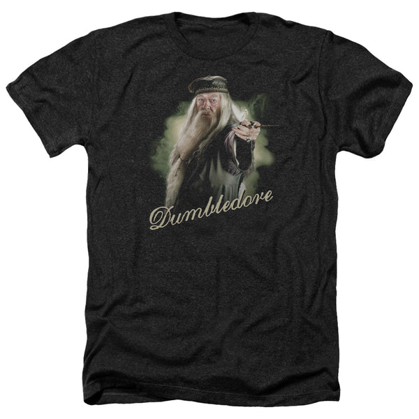 Harry Potter - Dumbledore Wand Adult Regular Fit Heather Short Sleeve