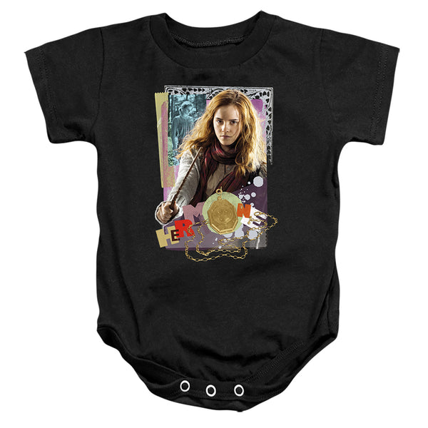 Harry Potter - Hermione Colorful Paper Collage Infant Snapsuit
