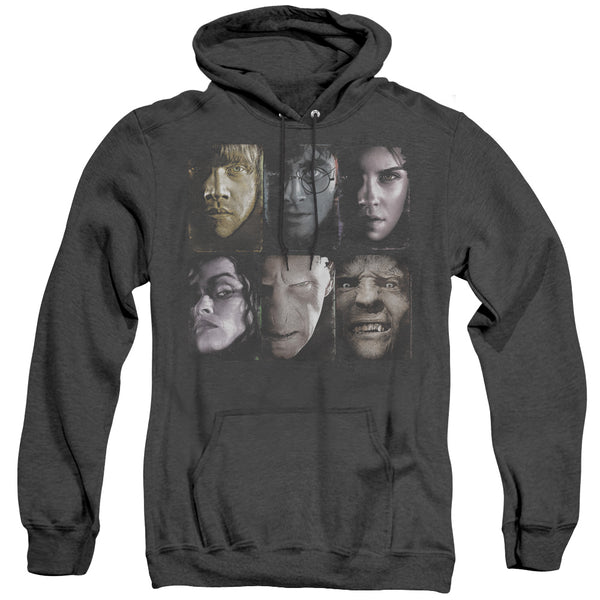 Harry Potter - Horizontal Heads Adult Heather Hoodie