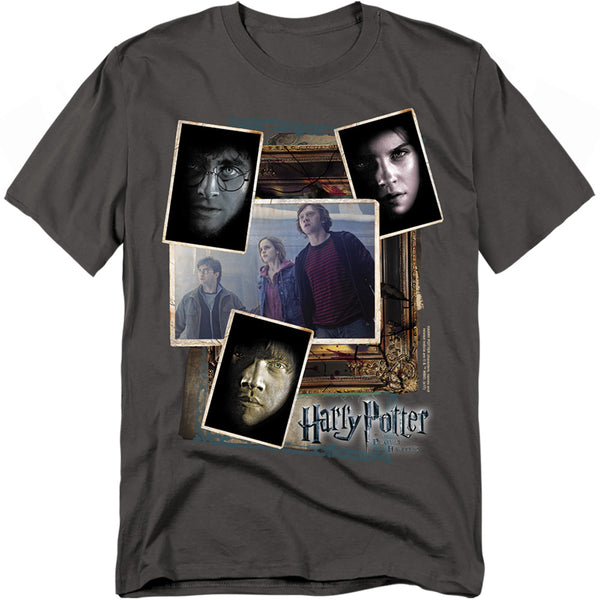 Harry Potter - Trio Collage Adult Regular Fit Short Sleeve