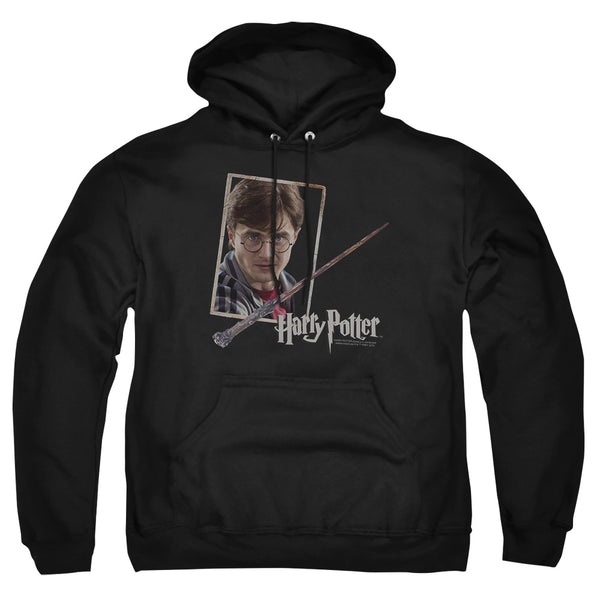 Harry Potter - Harrys Wand Portrait Adult Pullover Hoodie