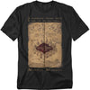 Harry Potter - Marauders Map Words Adult Regular Fit Short Sleeve