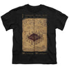 Harry Potter - Marauders Map Words Youth Short Sleeve