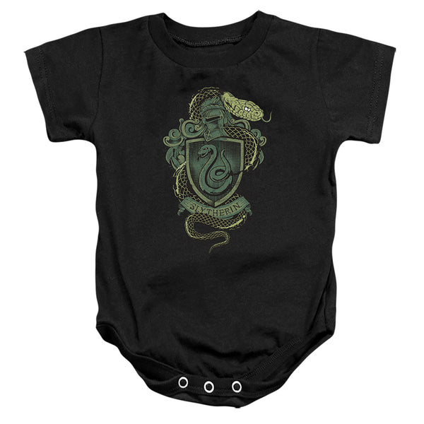 Harry Potter - Slytherin Snake Crest Infant Snapsuit