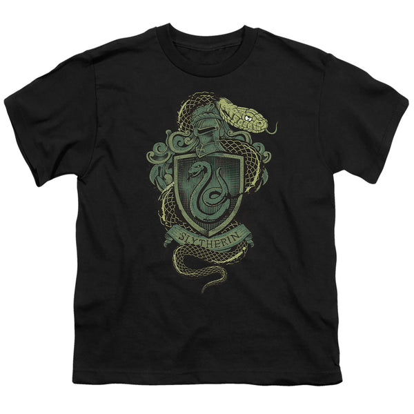 Harry Potter - Slytherin Snake Crest Youth Short Sleeve
