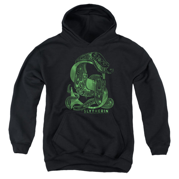 Harry Potter - Slytherin S Logo Youth Hooded Sweatshirt