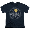 Harry Potter - Hogwarts Full Moon Line Art Youth Short Sleeve