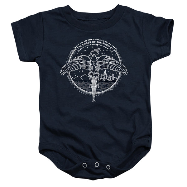 Harry Potter - The Order Of The Phoenix Circle Line Art Infant Snapsuit