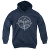 Harry Potter - The Order Of The Phoenix Circle Line Art Youth Hooded Sweatshirt