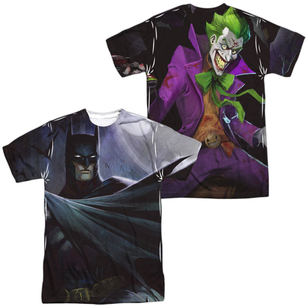 Infinite Crisis - Batman Vs Joker (Front - Back Print) Adult Regular Fit Short Sleeve 100% Poly