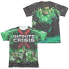 Infinite Crisis - IC Green Lantern (Front - Back Print) Adult Regular Fit Short Sleeve 65 - 35 Poly - Cotton