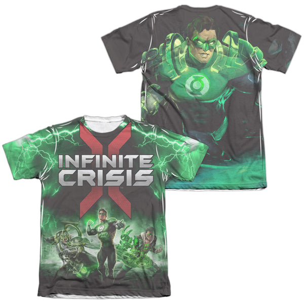 Infinite Crisis - IC Green Lantern (Front - Back Print) Adult Regular Fit Short Sleeve 65 - 35 Poly - Cotton