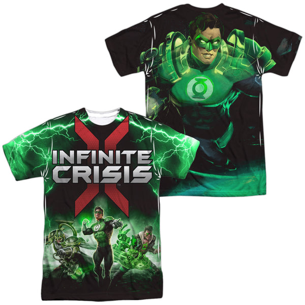 Infinite Crisis - IC Green Lantern (Front - Back Print) Adult Regular Fit Short Sleeve 100% Poly