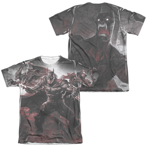 Infinite Crisis - IC Batman (Front - Back Print) Adult Regular Fit Short Sleeve 65 - 35 Poly - Cotton