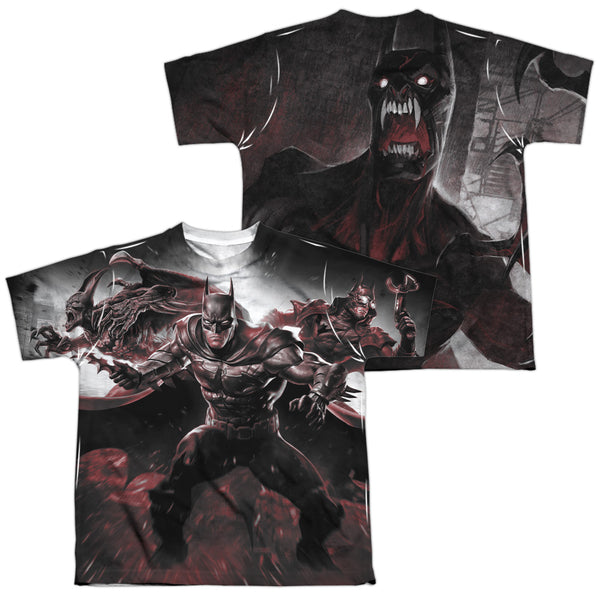Infinite Crisis - IC Batman (Front - Back Print) Youth Short Sleeve 100% Poly