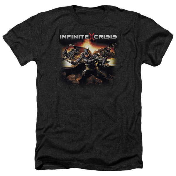 Infinite Crisis - Batmen Adult Regular Fit Heather Short Sleeve