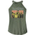 Incubus Swirl Background-Ladies Sleeveless Rocker Tank