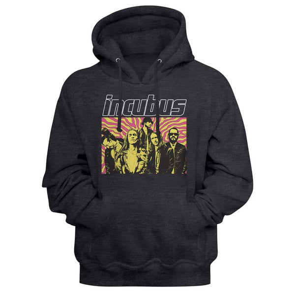 Incubus Swirl Background- L/S Sweatshirt W/Hood