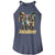 Incubus Band Member Boxes-Navy Frost Ladies Sleeveless Rocker Tank