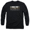 Injustice Gods Among Us - Logo Adult Long Sleeve