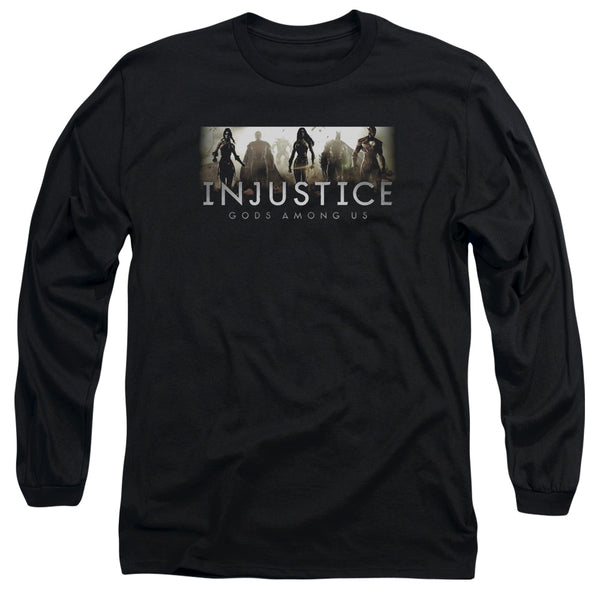 Injustice Gods Among Us - Logo Adult Long Sleeve