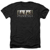 Injustice Gods Among Us - Logo Adult Regular Fit Heather Short Sleeve