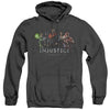 Injustice Gods Among Us - Injustice League Adult Heather Hoodie