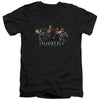 Injustice Gods Among Us - Injustice League Adult Slim Fit V Neck Cotton